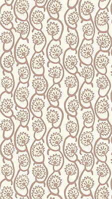 Geranium Stripe Wallpaper - Ham Pink - Salt Ridge - Cotswold White