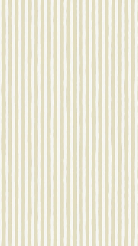 Hand Painted Stripe - Maitland Green - Cotswold White