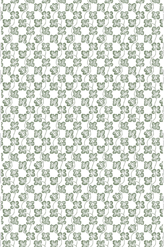 Cabbage Check Fabric - Green