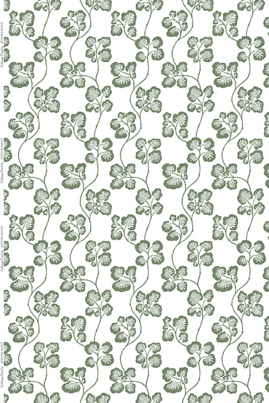 Cabbage Check Fabric - Green