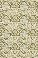 Sowerby Heavy Linen Fabric  - Olive and Brown