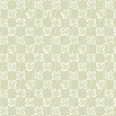 Cabbage Check Wallpaper - Willow and Clarke White