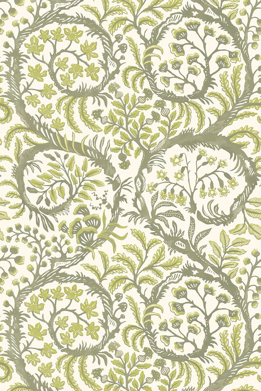 Butterrow Wallpaper - Green