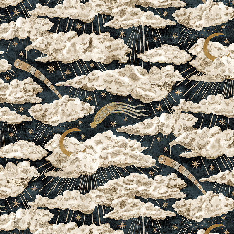 Cumulus Luna Wallpaper - Midnight Cumulus Luna Wallpaper - Midnight