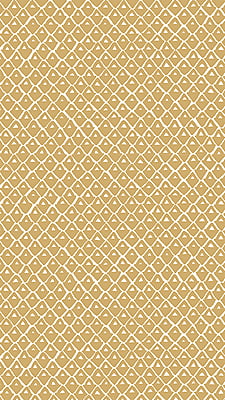 Pineapple Squares Wallpaper - Smith Yellow - Clarke White